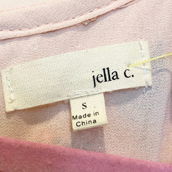 NWOT JELLA Couture floral sequin mini dress - Picture 13 of 14